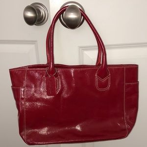 J. McLAUGHLIN red leather purse (used once)